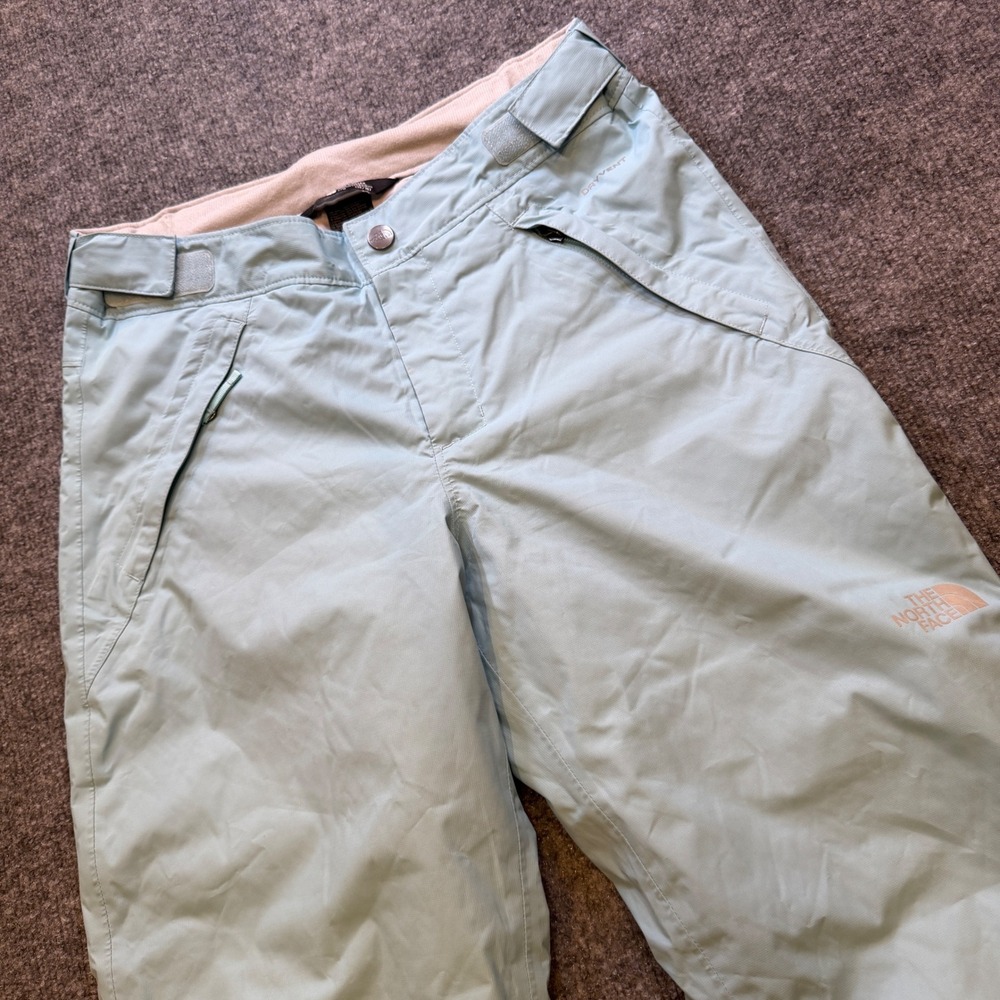 The North Face Girls DryVent EZ Grow Insulated Snow Pants Light Blue Large 14/16